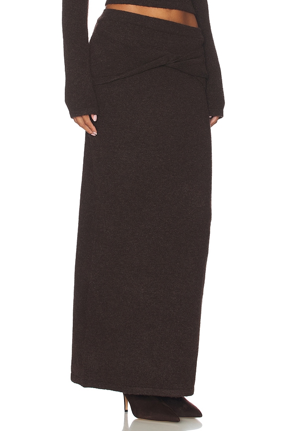 view 2 of 6 Selene Skirt in Chocolate