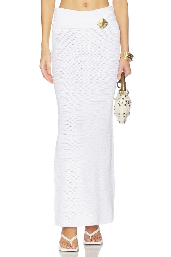 view 1 of 6 FALDA GANCHILLO NALA in White