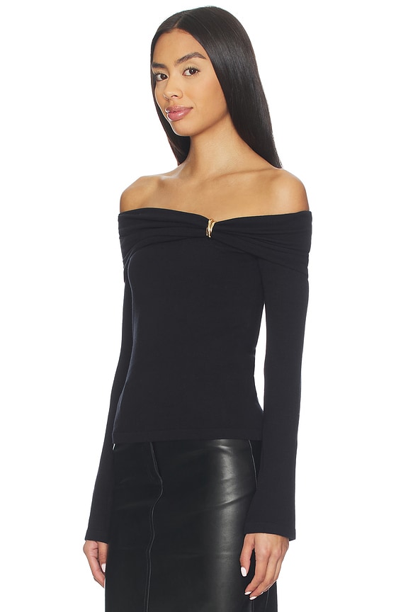 view 2 of 4 Virgo Top in Black