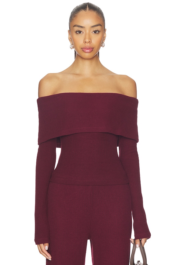 view 1 of 4 Emmy Top in Cherry