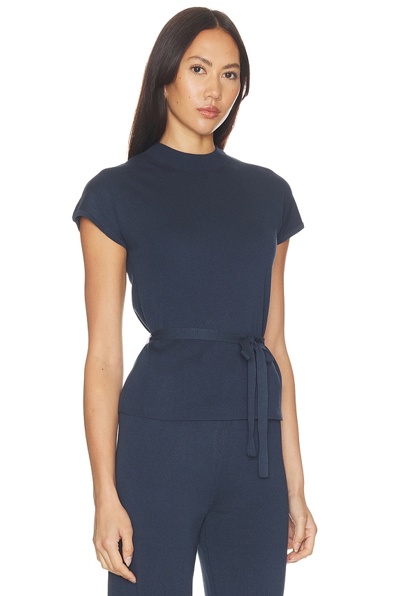 view 2 of 4 ТРИКОТАЖНЫЙ ТОП MIRABELLE  in Navy