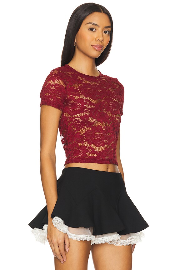 view 2 of 4 OLGA 티셔츠 in Burgundy