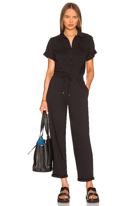 525 Distressed Wash Utility Jumpsuit in Black | REVOLVE