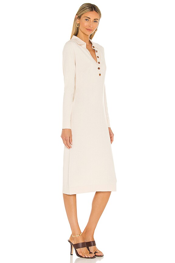 view 2 of 3 Midi Polo Dress in Cream