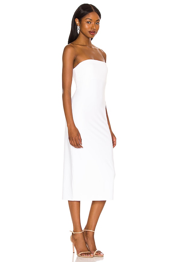 view 2 of 3 Midi Tube Dress in White