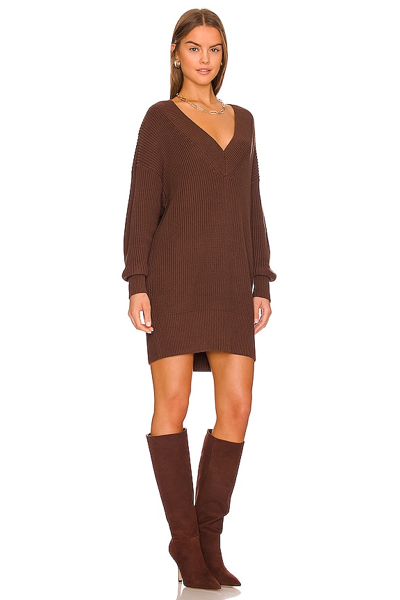 view 2 of 4 VESTIDO JERSEY VARSITY in Mink