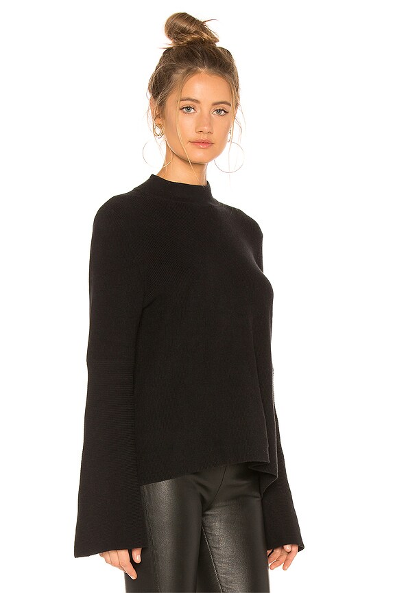 view 2 of 4 Bell Sleeve Pullover in Black