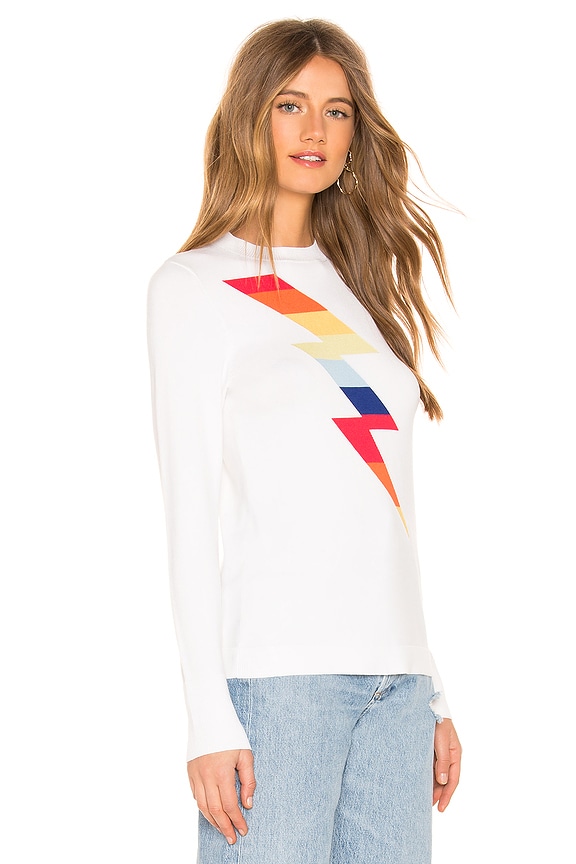 view 2 of 4 JERSEY RAIN BOLT in White