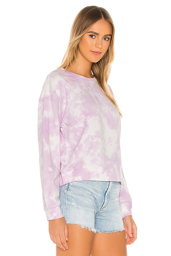 view 2 of 4 Tie Dye Crew Sweatshirt in Electric Lilac