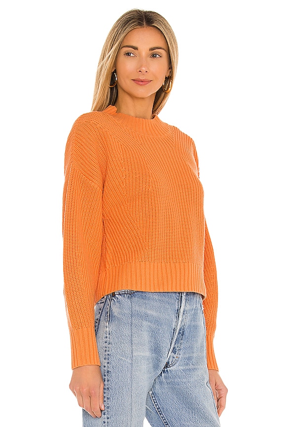 view 2 of 4 Mia Cropped Sweater in Orange Zest