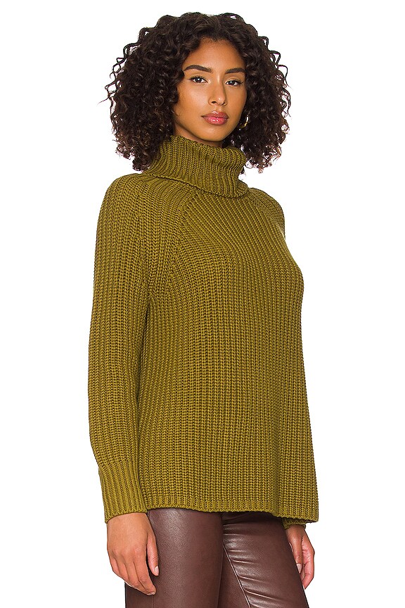 view 2 of 4 PULL TURTLENECK SHAKER PULLOVER in Fir