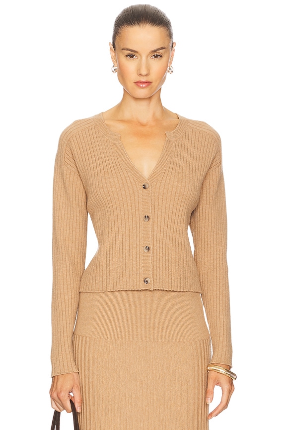 view 2 of 5 LORELAI 가디건 in Fawn Heather