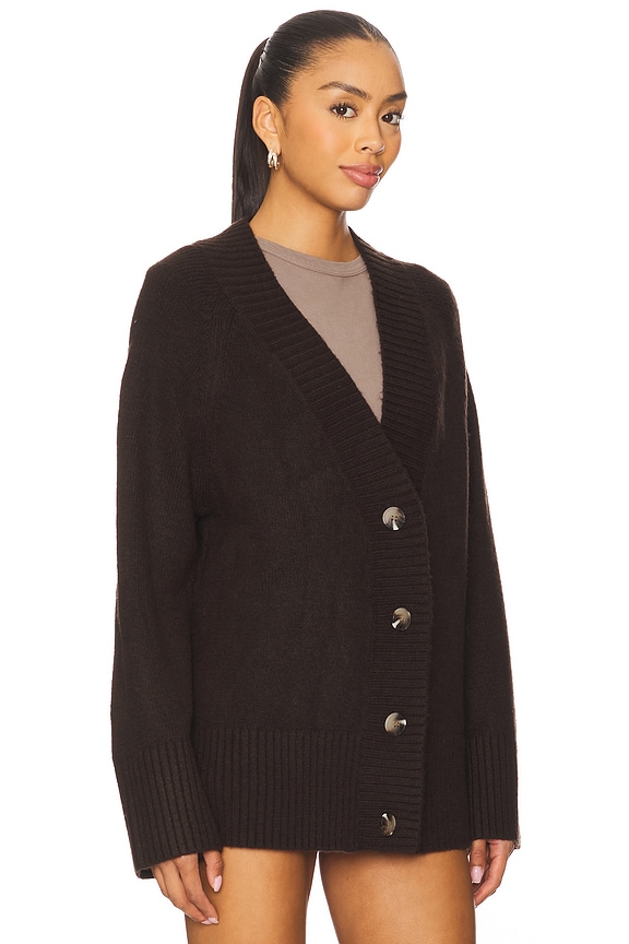view 2 of 4 Miller Oversized Cardigan in Coffee Bean