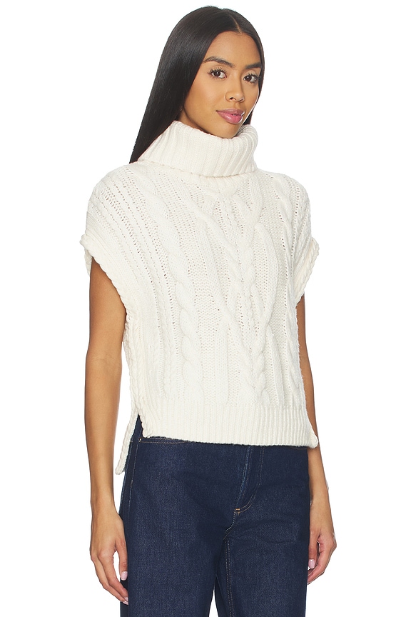 view 2 of 4 CHALECO ASIMÉTRICO ANGELICA in Sea Salt