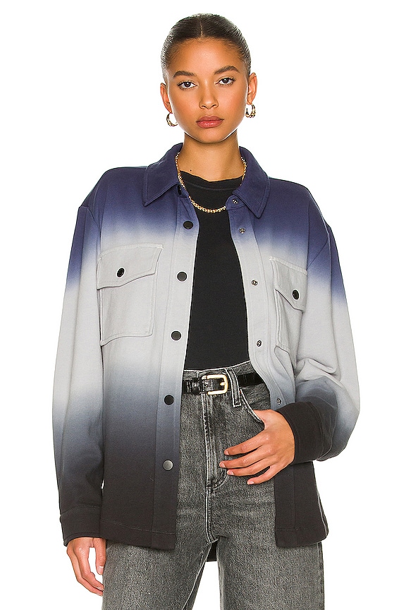 view 1 of 4 Ombre Shacket in Ink Multi