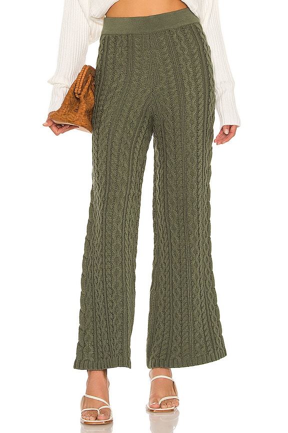 view 1 of 4 PANTALON CABLE in Ivy