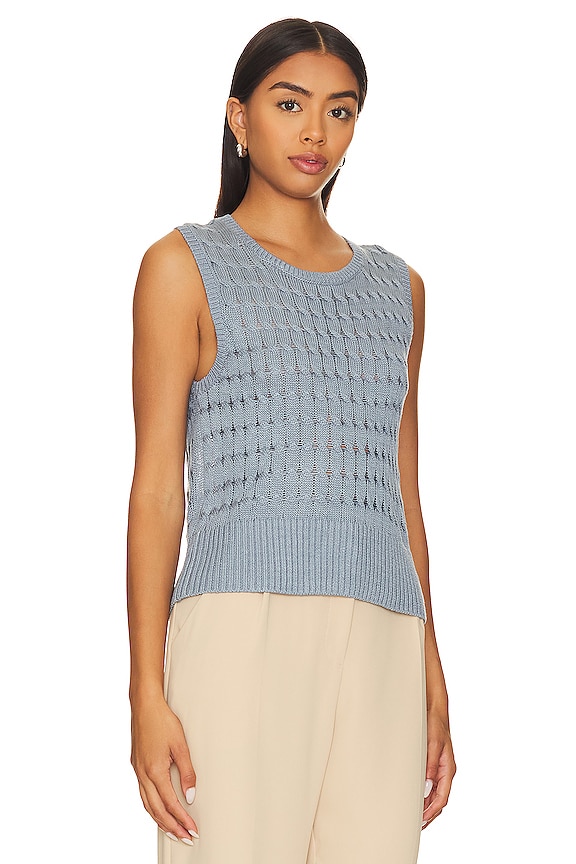 view 2 of 4 Sadie Vest in Sea Wave