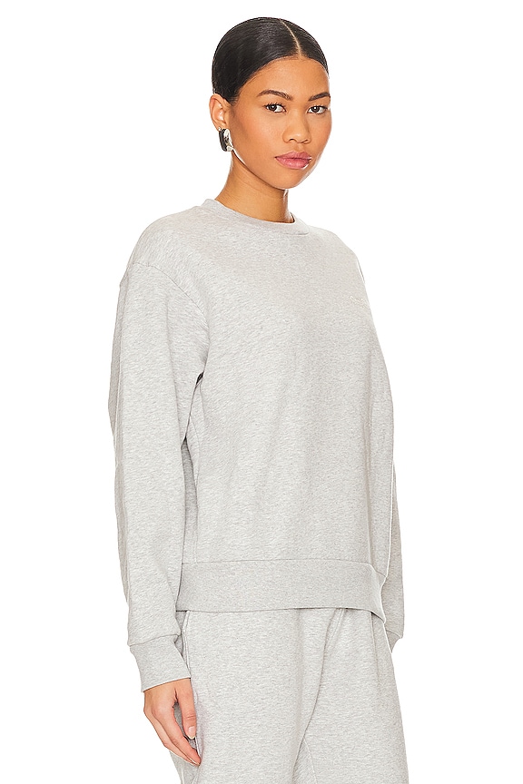 view 2 of 5 Fitted Crewneck in Heather Grey