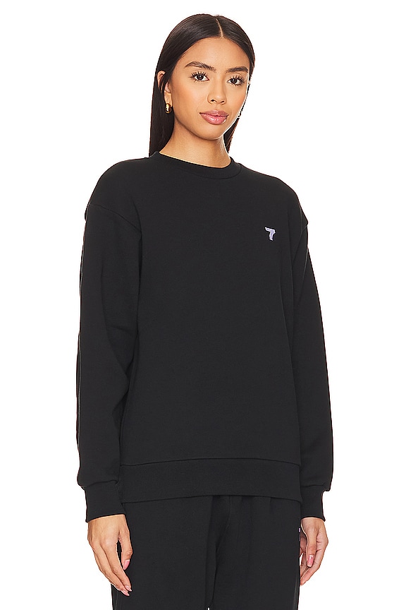 view 2 of 4 Organic Crewneck Sweatshirt in Black