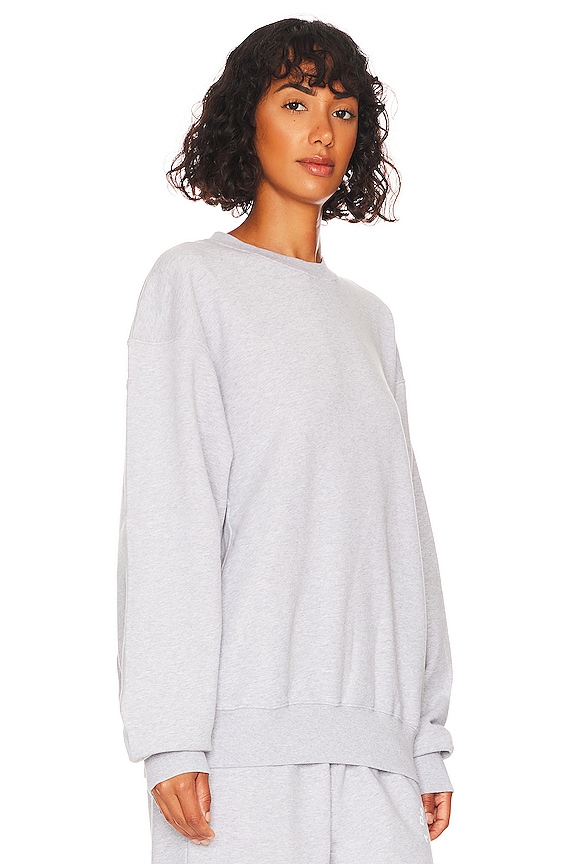 view 2 of 5 Monday Sweatshirt Crew Neck in Heather Grey