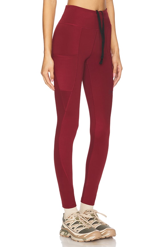 view 2 of 6 Performance Legging in Cabernet