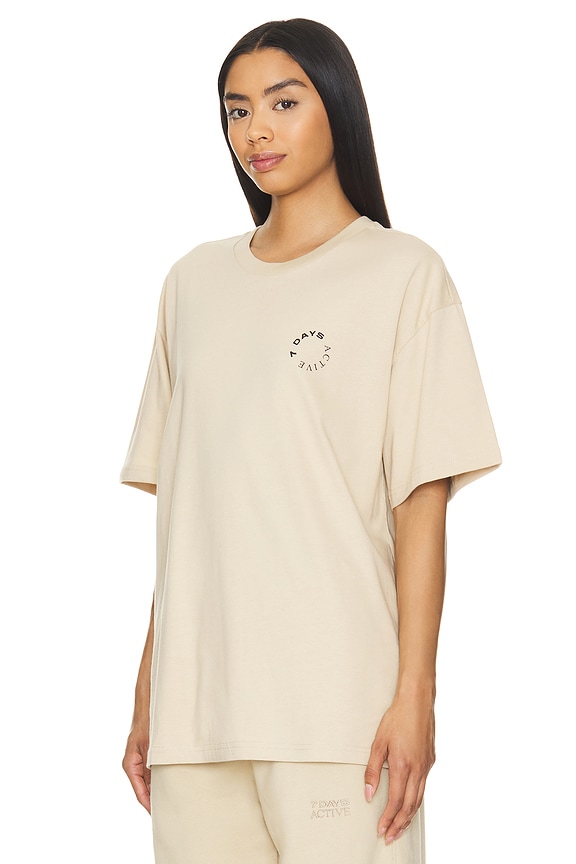 view 2 of 4 Organic Regular Fit Tee in White Pepper