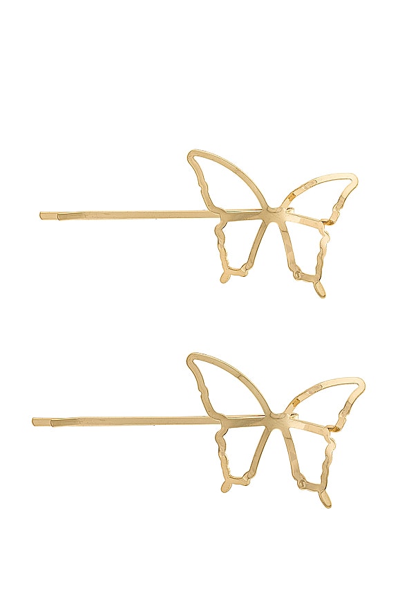 view 1 of 2 Butterfly Pin Set in Gold