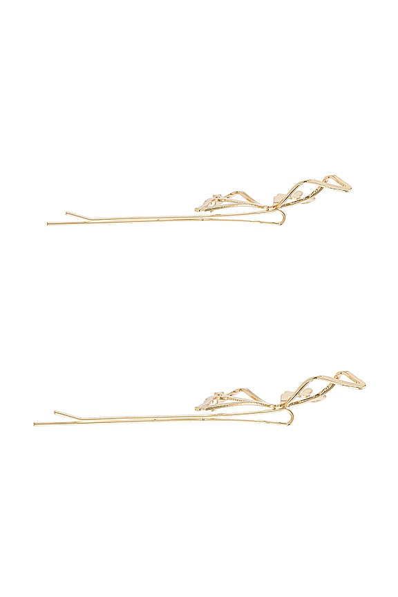 view 2 of 2 Butterfly Pin Set in Gold