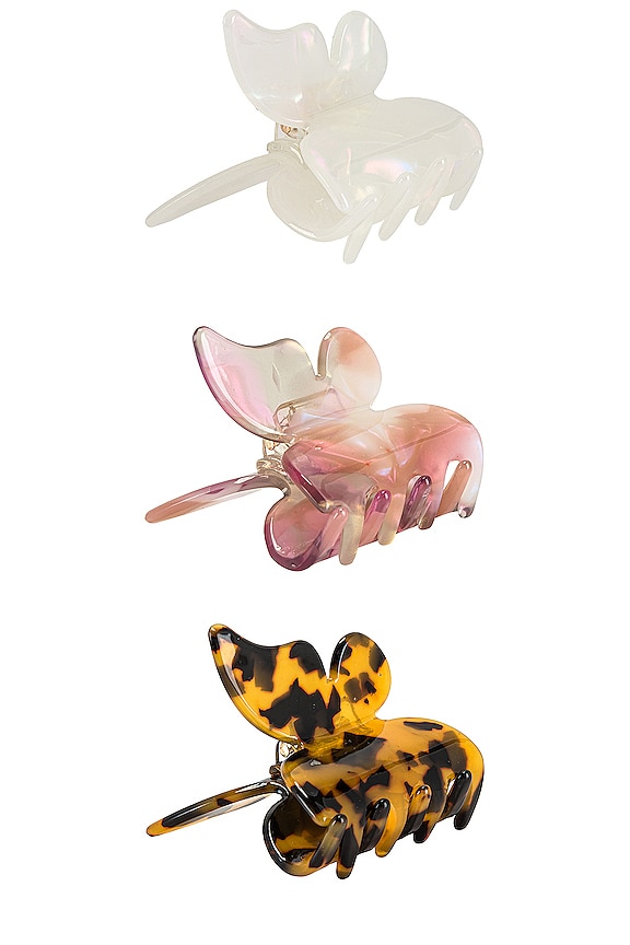 view 2 of 2 Butterfly Claw Clip in Multi