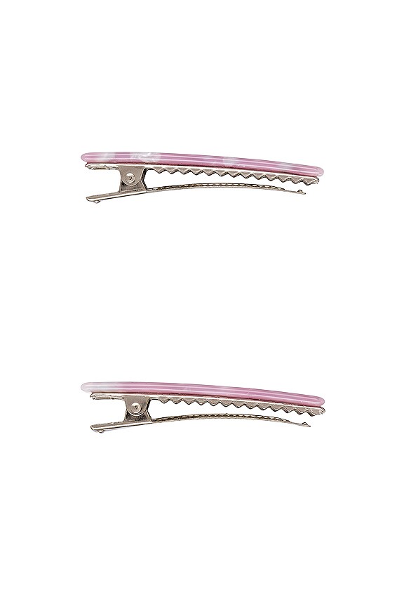 view 2 of 2 Balboa Barrette Set in Purple