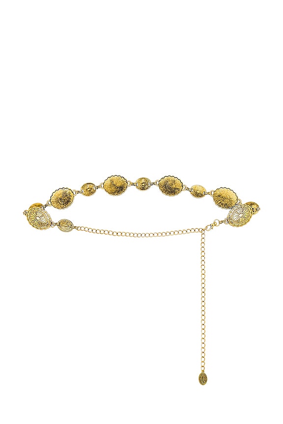 view 2 of 4 CINTURÓN CONCHO in Gold