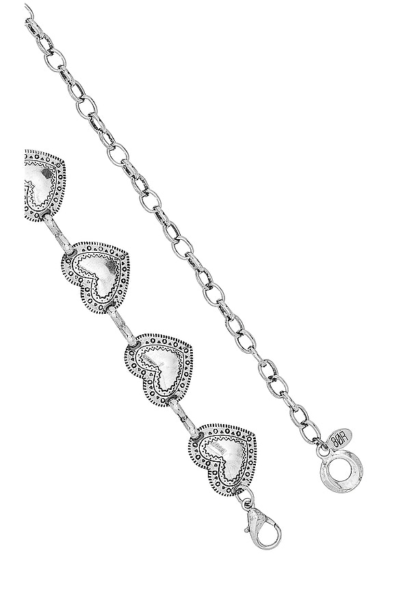 view 2 of 3 Heart Chain Belt in Silver