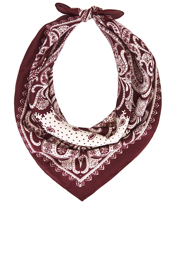 view 2 of 3 Paloma Scarves in Burgundy