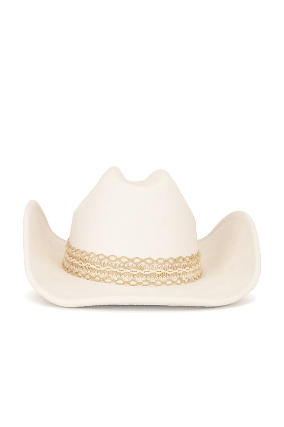 view 2 of 3 Indie Rancher Cowboy Hat in Ivory