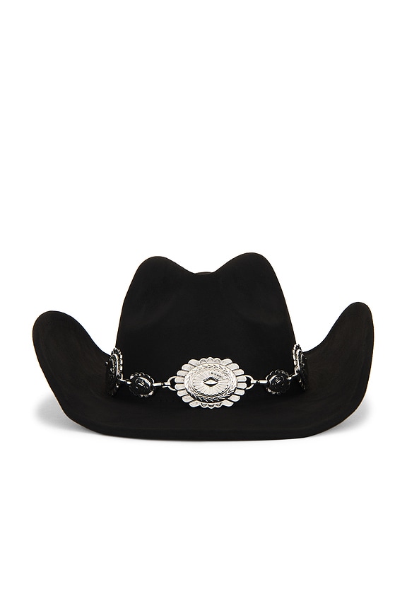 view 2 of 4 Carmen Cowboy Hat in Black