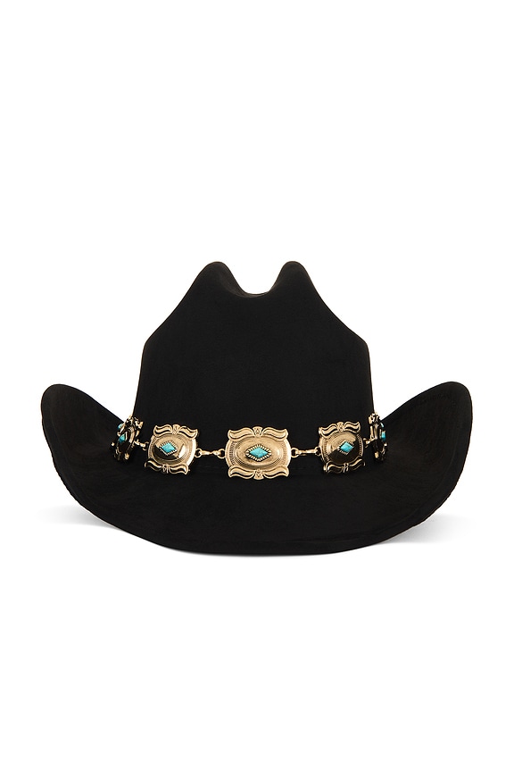 view 2 of 4 Violet Cowboy Hat in Black