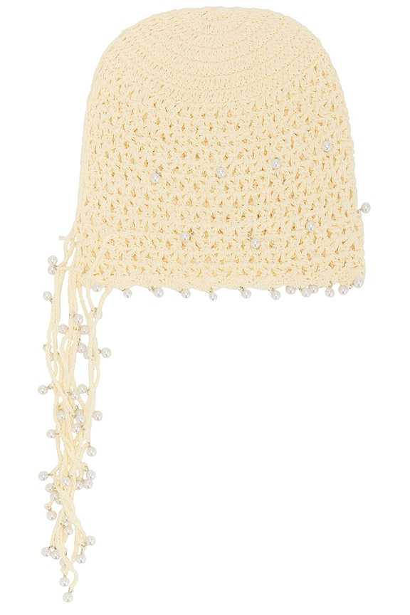 view 2 of 3 BONNET in Ivory Pearl