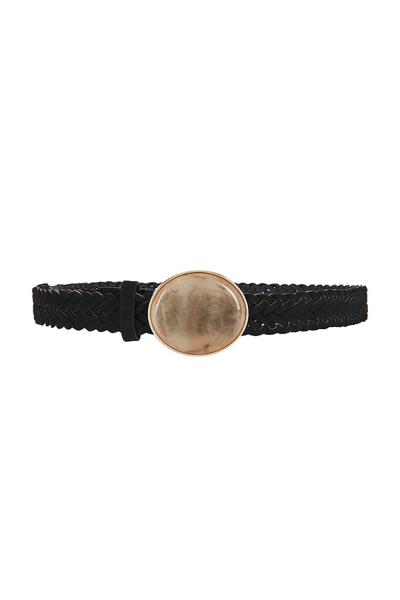 view 1 of 3 Faux Nappa Belt in Black