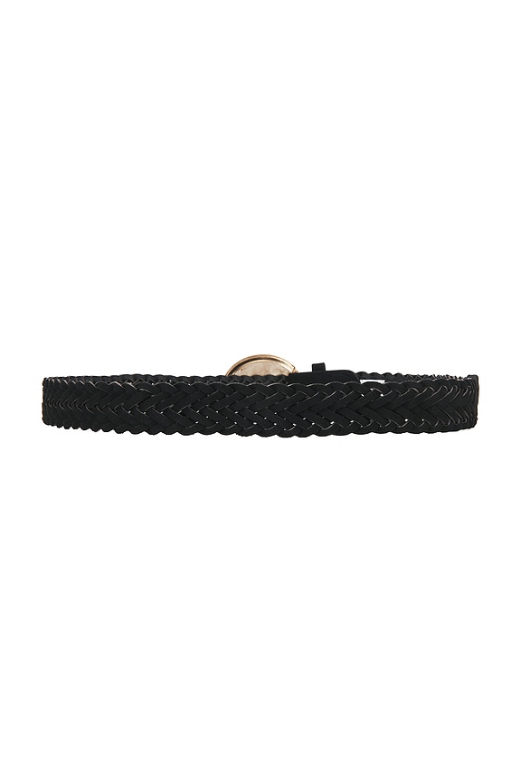 view 2 of 3 Faux Nappa Belt in Black