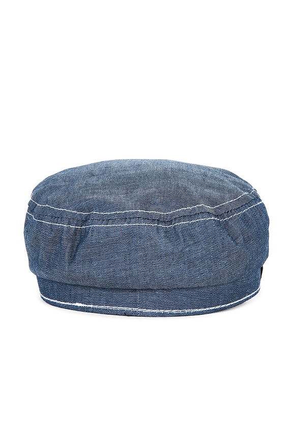 view 2 of 3 Baker Boy Hat in Dark Denim