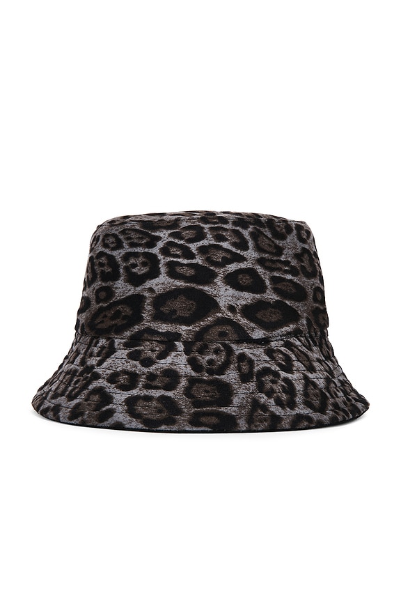 view 2 of 3 Bucket Hat in Grey Leopard