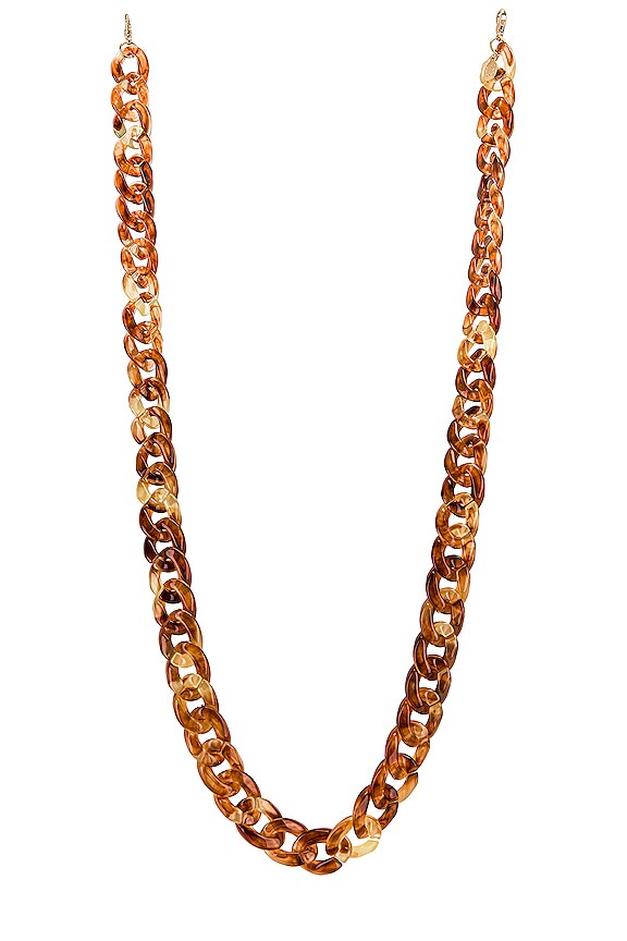 view 2 of 2 Chain Mask Holder in Brown