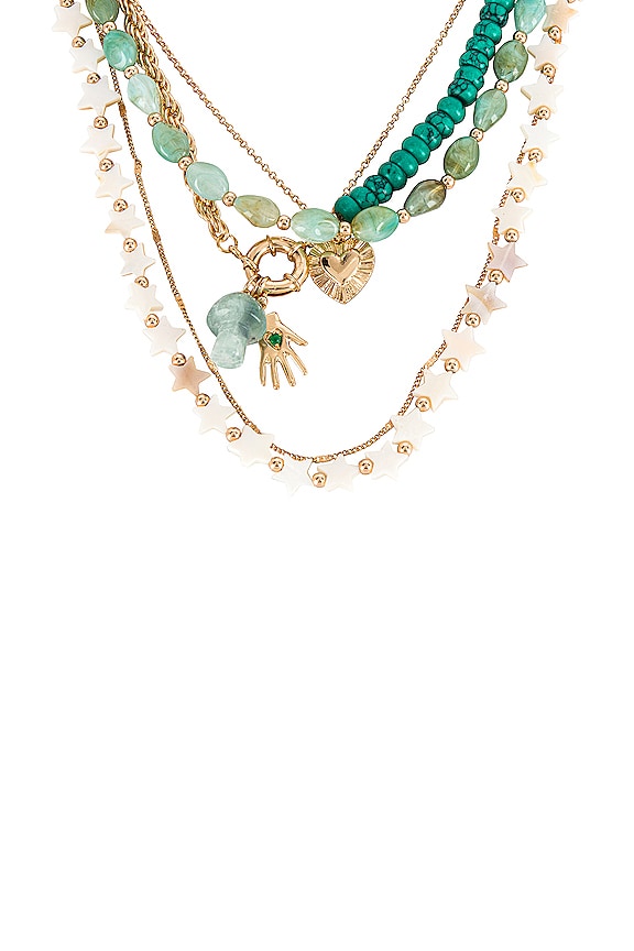 view 2 of 2 Sweet Ophelia Layered Necklace in Multi