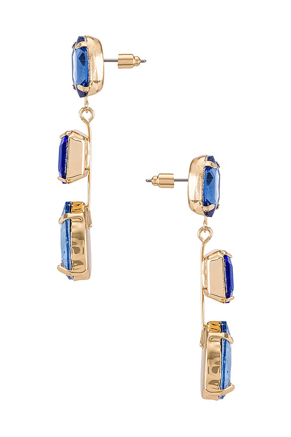 view 2 of 2 Don't Drop Me Earring in Blue