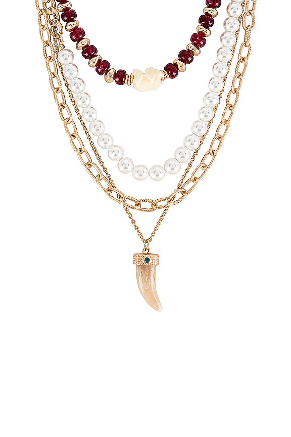 view 2 of 2 Western Layered Necklace in Multi