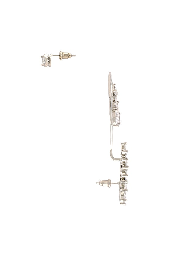 view 2 of 2 Wrapped Up Ear Cuff in Silver