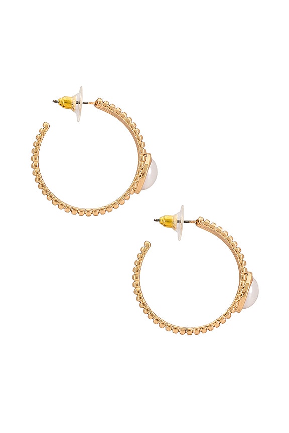 view 2 of 3 ANNEAUX PERLES in Gold