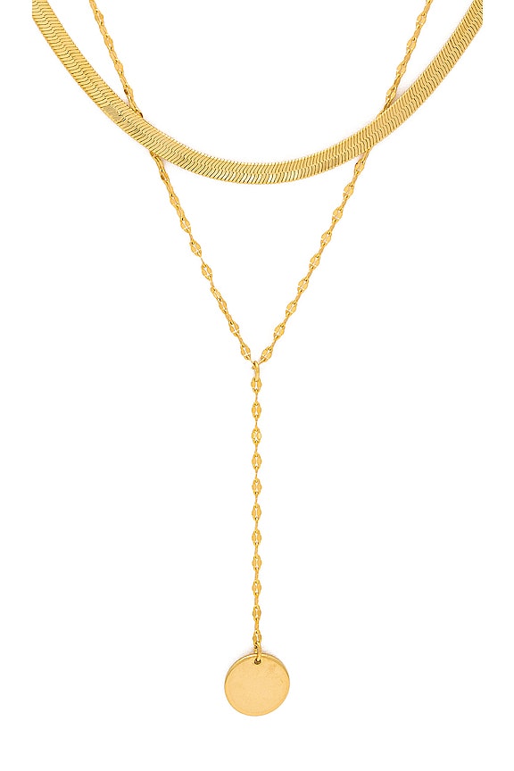 view 2 of 2 ОЖЕРЕЛЬЕ В ФОРМЕ ЛАССО PENDANT in Gold