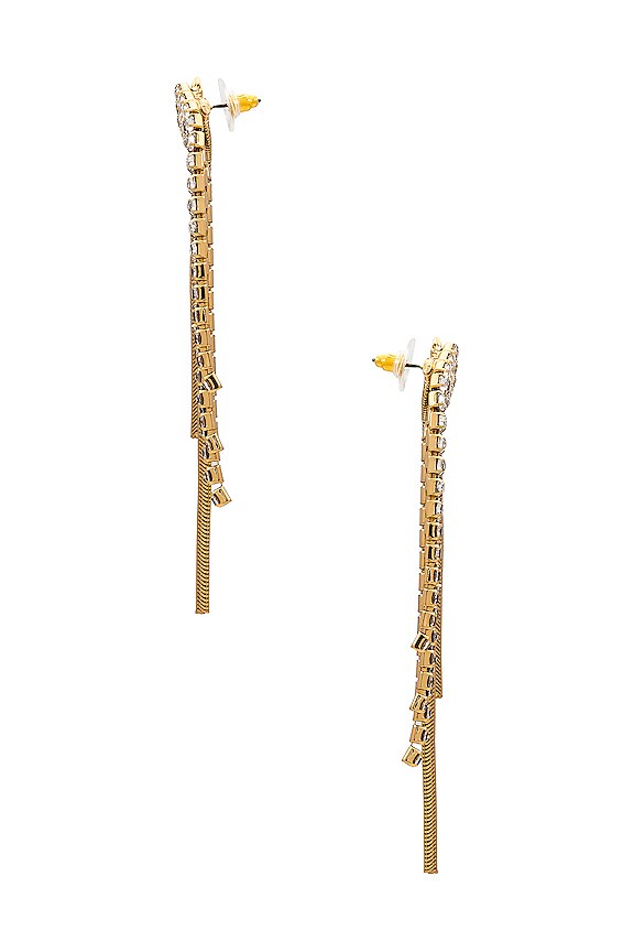 view 2 of 2 FLAT CHAIN イヤリング in Gold