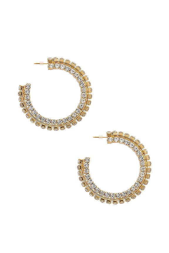 view 2 of 3 ANNEAUX PAVE THE WAY in Gold